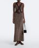 SIR SIR Astrid lace-trimmed printed gown - 2