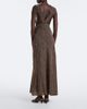SIR SIR Astrid lace-trimmed printed gown - 5
