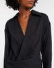 SIR SIR Azura ruched cotton wrap dress - 4