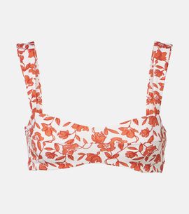 SIR SIR Chloe floral bandean bikini top