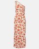 SIR SIR Chloe one-shoulder floral linen-blend midi dress - 1