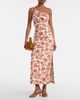 SIR SIR Chloe one-shoulder floral linen-blend midi dress - 2