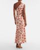 SIR SIR Chloe one-shoulder floral linen-blend midi dress - 5