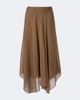 SIR SIR Cooper asymmetric printed maxi skirt - 1
