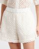 SIR SIR Crochet high-rise cotton shorts - 4