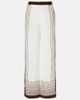 SIR SIR Destino striped silk wide-leg pants - 1