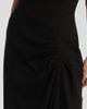 SIR SIR Dorian ruched linen-blend midi skirt - 4