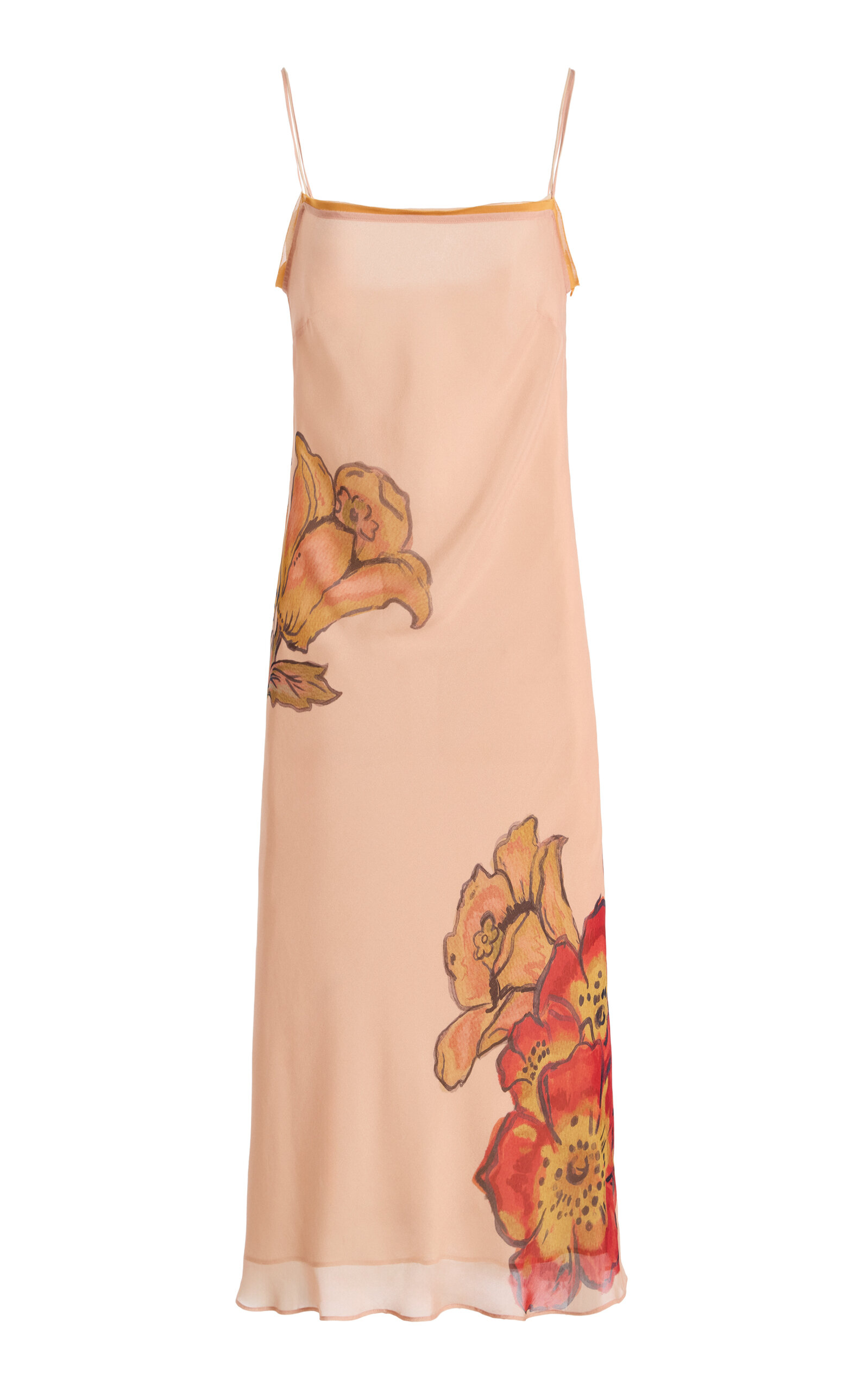 SIR. SIR. Estella Chiffon Midi Slip Dress
