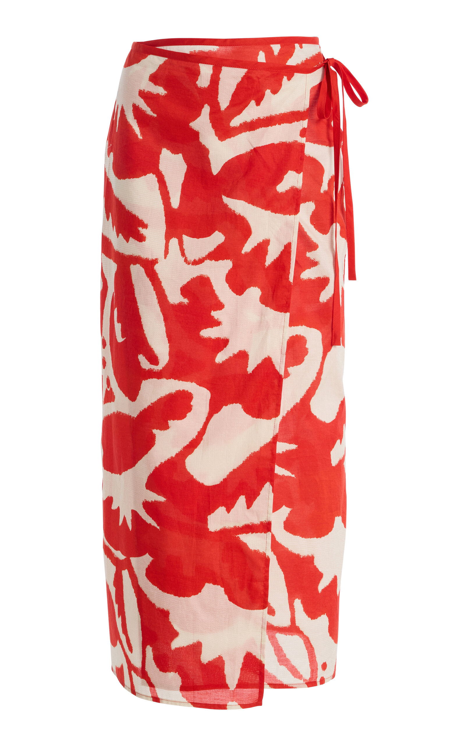 SIR. SIR. Exclusive Cotton Voile Maxi Wrap Skirt