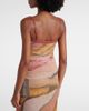 SIR SIR Gathered printed mesh tank top - 4