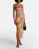 SIR SIR Gathered printed mesh tank top - 5