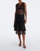 SIR SIR Ingrid lace-trimmed satin midi skirt - 2