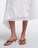 SIR SIR Klara asymmetric cotton midi skirt - 4