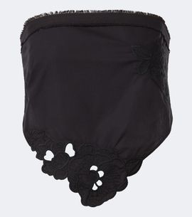 SIR SIR Klara embroidered cotton scarf