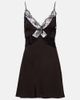 SIR SIR Lace-trimmed silk minidress - 1