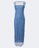 SIR SIR Leif embroidered mesh maxi dress - 1