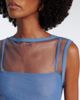 SIR SIR Leif embroidered mesh maxi dress - 3