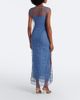 SIR SIR Leif embroidered mesh maxi dress - 5