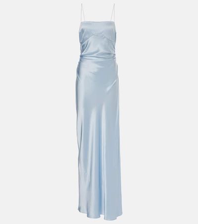 SIR SIR Lush gathered silk slip dress