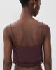 SIR. SIR. Noria Silk Cropped Cami Dark Plum - 3