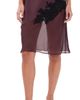 SIR. SIR. Noria Silk Midi Skirt Dark Plum - 1