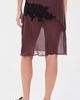 SIR. SIR. Noria Silk Midi Skirt Dark Plum - 3