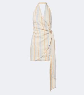 SIR SIR Pernille striped wrap dress