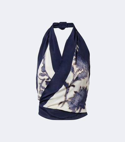 SIR SIR Phillipa floral halterneck top