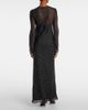 SIR SIR Polka-dot silk maxi dress - 3