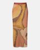 SIR SIR Printed mesh maxi skirt - 1