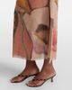 SIR SIR Printed mesh maxi skirt - 4