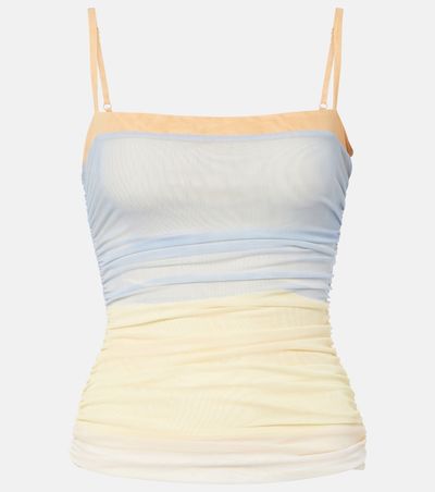 SIR SIR Printed mesh top
