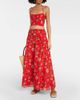 SIR SIR Reyes printed cotton and silk maxi skirt - 2