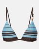SIR SIR Rioja beaded striped bikini top - 1