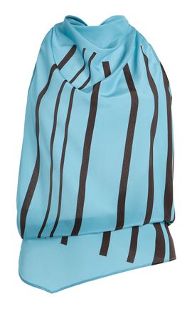 SIR. SIR. Rioja Crepe Scarf Top Blue XS/S