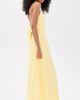SIR. SIR. Rochelle Halter Maxi Dress Pale Yellow - 4