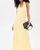 SIR. SIR. Rochelle Halter Maxi Dress Pale Yellow - 5