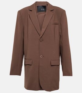 SIR SIR Single-breasted wool-blend blazer