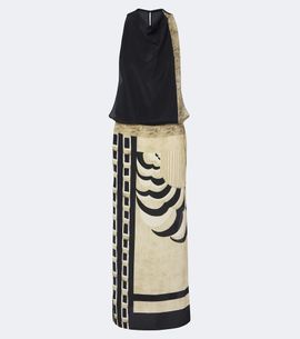 SIR SIR Sona printed silk maxi dress