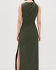SIR. SIR. Sorel Maxi Dress Dark Olive - 3