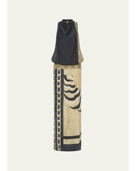 SIR Sona Geometric Maxi Dress