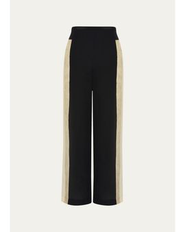 SIR Sona Wide-Leg Silk Pants