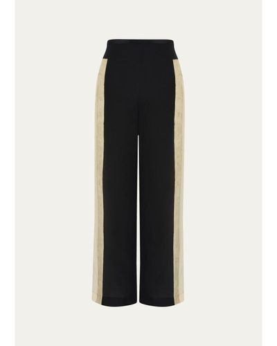 Sir Sona Wide-Leg Silk Pants
