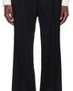 SIRE SIRE Black Pleated Tailored Trousers - 1