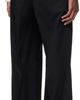 SIRE SIRE Black Pleated Tailored Trousers - 3