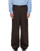 SIRE SIRE Brown Pinstripe Tailored Trousers - 1