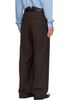 SIRE SIRE Brown Pinstripe Tailored Trousers - 3