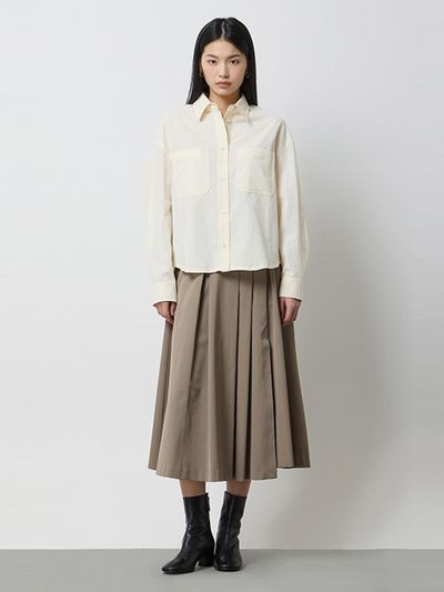 Sisley Diagonal Wrap Full Maxi Skirt (SASK07511ED)