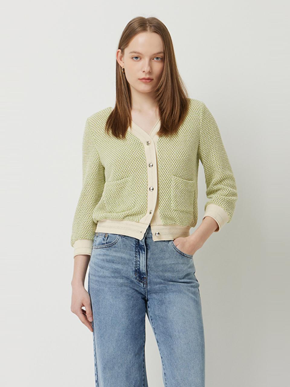 Sisley Echo Leslie Jersey Cardigan (SAJK34531GN)