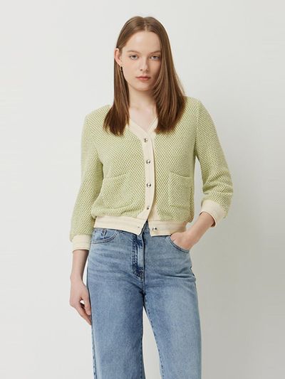 Sisley Echo Leslie Jersey Cardigan (SAJK34531GN)